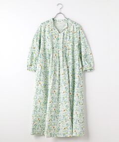 タバサ Pitchouneシャンタンフラワープリントワンピース タバサ Pitchouneシャンタンフラワープリントワンピース