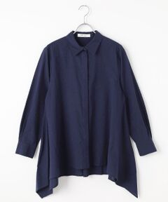 TABASA / タバサ シャツ・ブラウス | ソフトコットンローンイレギュラーヘムブラウス