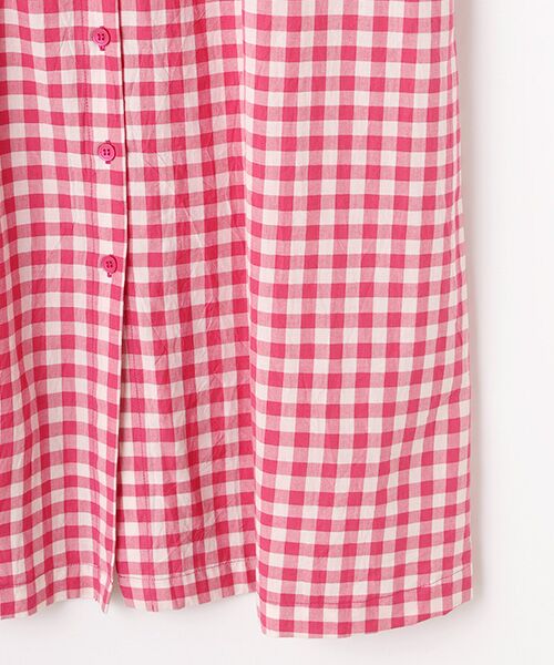 TABASA / タバサ ロング・マキシ丈ワンピース | コットンギンガムワンピース | 詳細3