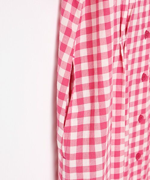 TABASA / タバサ ロング・マキシ丈ワンピース | コットンギンガムワンピース | 詳細4