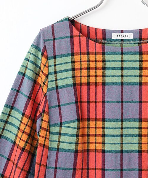TABASA / タバサ チュニック | マルチタータンチェックチュニック | 詳細2