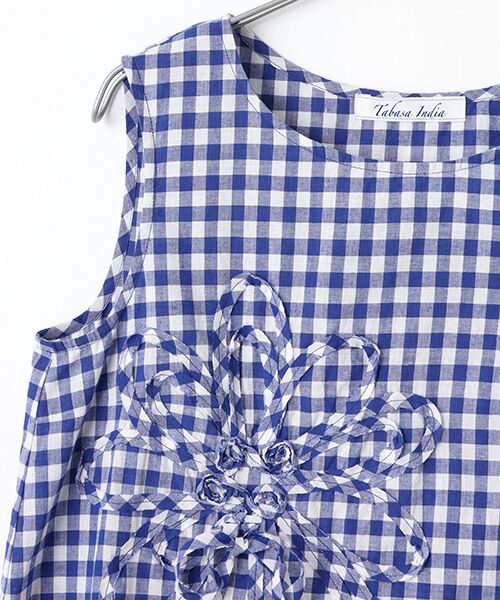 TABASA / タバサ チュニック | コットンギンガムチュニック | 詳細4