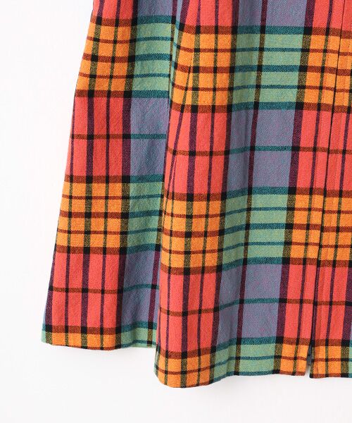 TABASA / タバサ ベスト | マルチタータンチェックジレ | 詳細4