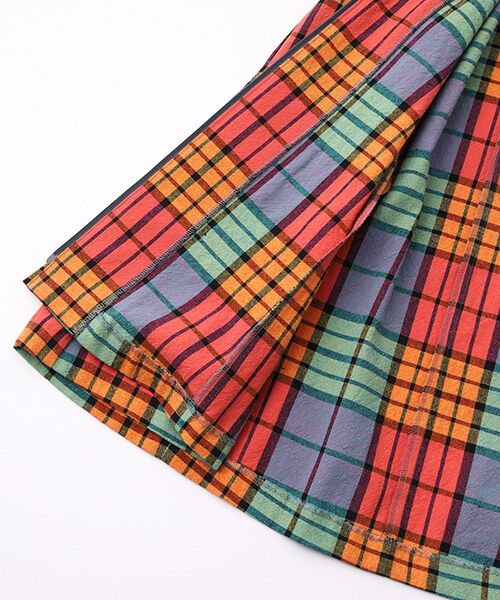 TABASA / タバサ ベスト | マルチタータンチェックジレ | 詳細5