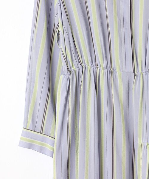 TABASA / タバサ ロング・マキシ丈ワンピース | ドライキュプラストライプワンピース | 詳細5