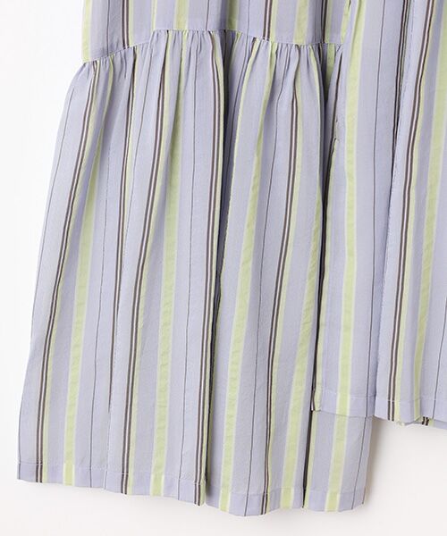 TABASA / タバサ ロング・マキシ丈ワンピース | ドライキュプラストライプワンピース | 詳細6