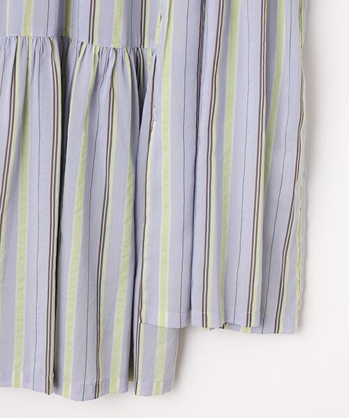 TABASA / タバサ ロング・マキシ丈ワンピース | ドライキュプラストライプワンピース | 詳細7