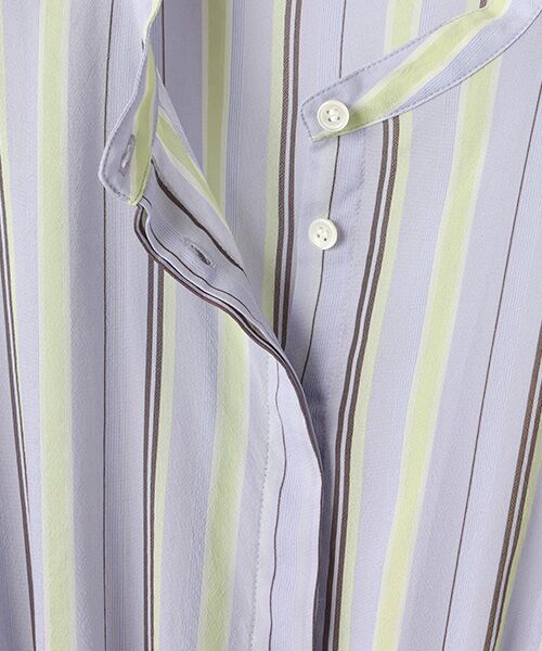 TABASA / タバサ ロング・マキシ丈ワンピース | ドライキュプラストライプワンピース | 詳細8