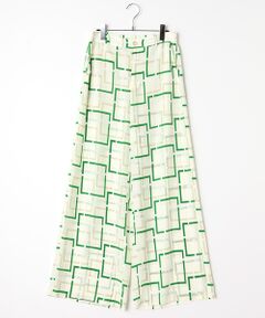 TABASA / タバサ その他パンツ | ジオメトリックプリントパンツ