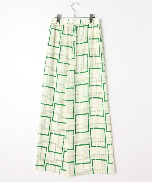TABASA / タバサ その他パンツ | ジオメトリックプリントパンツ | 詳細1