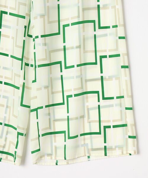 TABASA / タバサ その他パンツ | ジオメトリックプリントパンツ | 詳細3