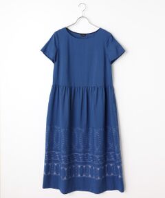 TABASA / タバサ ロング・マキシ丈ワンピース | ジオメトリックジャガードワンピース