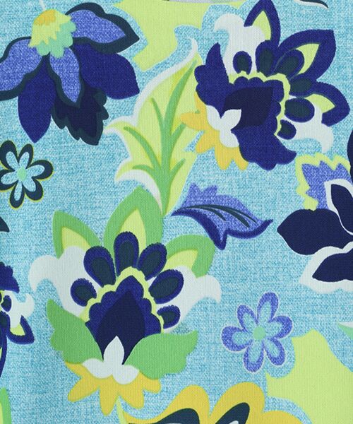 TABASA / タバサ ロング・マキシ丈ワンピース | スムース×レトロフラワープリントワンピース | 詳細8