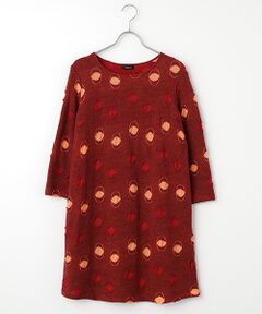 TABASA / タバサ チュニック | 穴あきドットジャガードチュニック