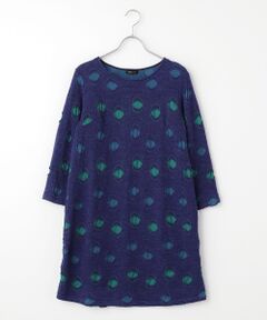 TABASA / タバサ チュニック | 穴あきドットジャガードチュニック