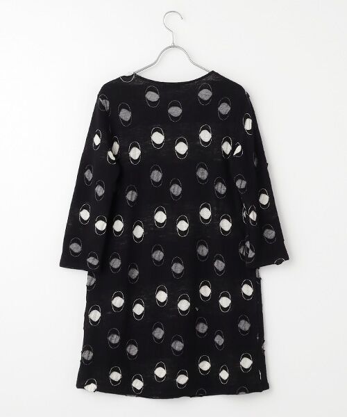 TABASA / タバサ チュニック | 穴あきドットジャガードチュニック | 詳細1