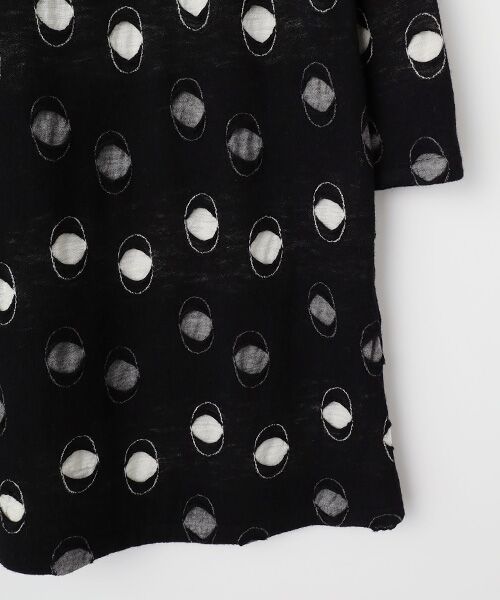 TABASA / タバサ チュニック | 穴あきドットジャガードチュニック | 詳細3