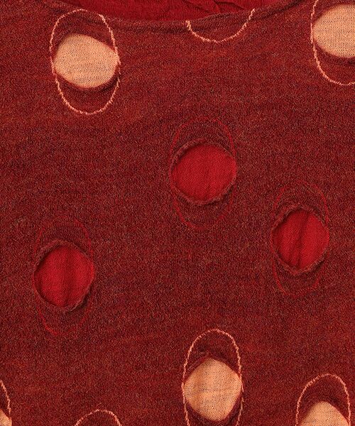 TABASA / タバサ チュニック | 穴あきドットジャガードチュニック | 詳細5