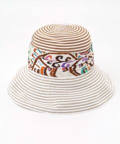 TABASA / タバサ ハット | ☆プリントリボンカプリーヌ