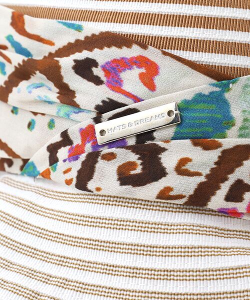 TABASA / タバサ ハット | ☆プリントリボンカプリーヌ | 詳細4