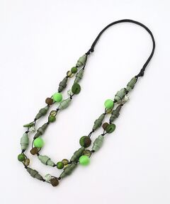 TABASA / タバサ ネックレス・ペンダント・チョーカー | ☆テープビーズ2連ネックレス