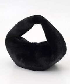 TABASA / タバサ ハンドバッグ | ☆ラウンドファーバッグ