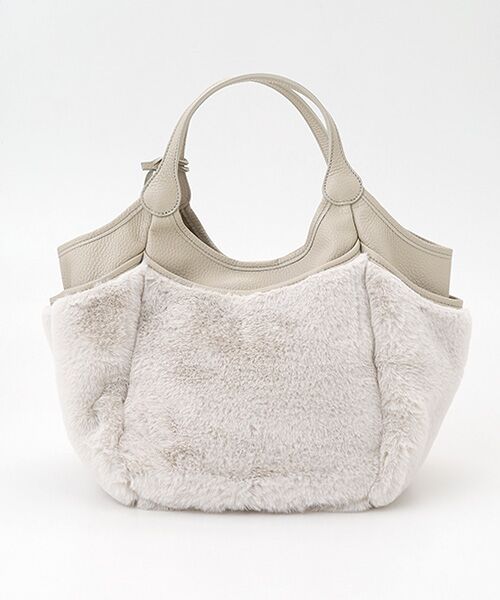 TABASA / タバサ ハンドバッグ | ☆ファー×レザートートバッグ | 詳細3