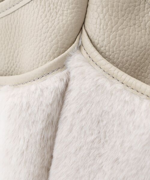 TABASA / タバサ ハンドバッグ | ☆ファー×レザートートバッグ | 詳細9