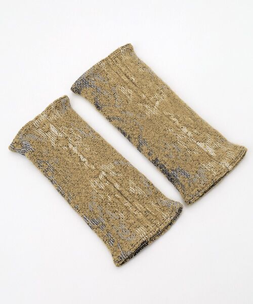 TABASA / タバサ 手袋 | ☆レースフラワージャガードハンドウォーマー | 詳細1