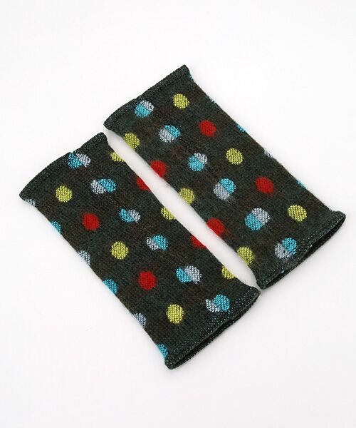 TABASA / タバサ 手袋 | ☆ドットジャガードハンドウォーマー | 詳細1