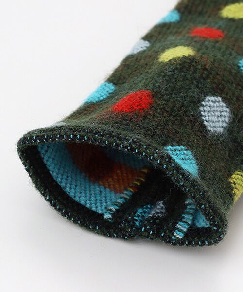 TABASA / タバサ 手袋 | ☆ドットジャガードハンドウォーマー | 詳細2