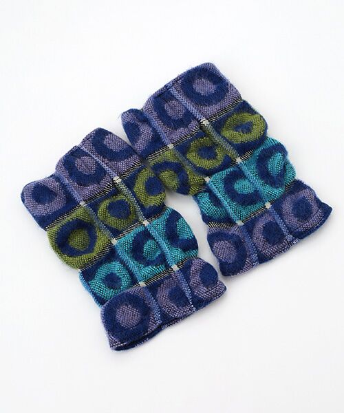 TABASA / タバサ 手袋 | ☆サークルジャガードハンドウォーマー | 詳細1