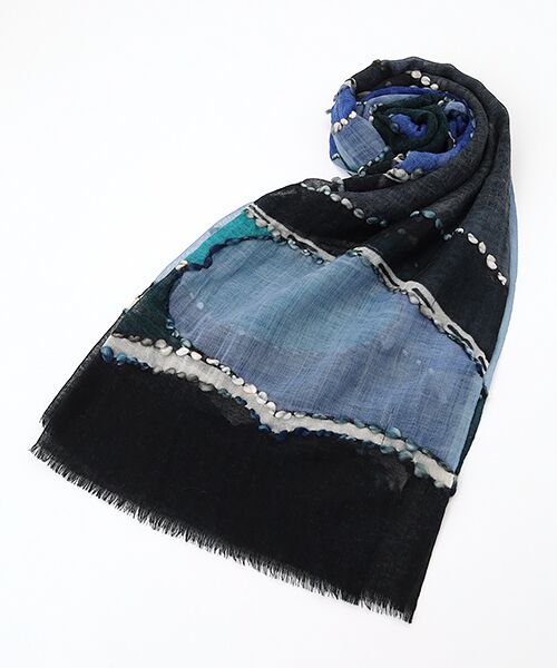 TABASA / タバサ マフラー・ショール・スヌード・ストール | ☆アート×刺繍ストール | 詳細5