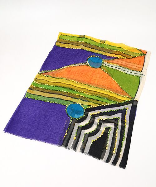 dosa ドーサ 刺し子刺繍 ストール　値下げしました！ dosa ドーサ 刺し子刺繍 ストール 値下げしました！ ドーサ