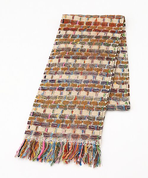 TABASA / タバサ マフラー・ショール・スヌード・ストール | ☆ツィードマフラー（ベージュ）