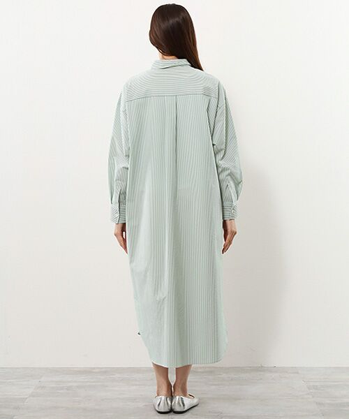 TABASA / タバサ ロング・マキシ丈ワンピース | グラシエサッカーストライプワンピース | 詳細3