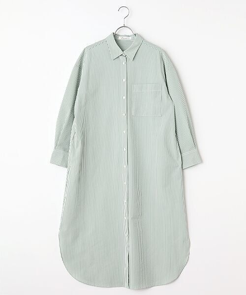 TABASA / タバサ ロング・マキシ丈ワンピース | グラシエサッカーストライプワンピース | 詳細5