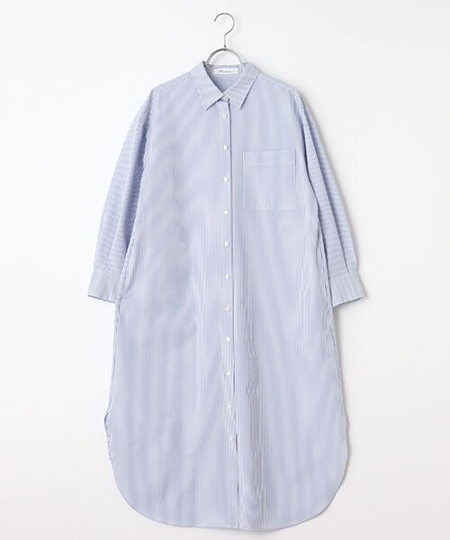 TABASA / タバサ ロング・マキシ丈ワンピース | グラシエサッカーストライプワンピース | 詳細7