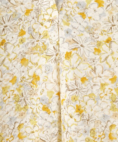 TABASA / タバサ シャツ・ブラウス | リップルフラワースキッパーブラウス | 詳細4