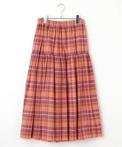 TABASA / タバサ ロング・マキシ丈スカート | マドラスチェックスカート