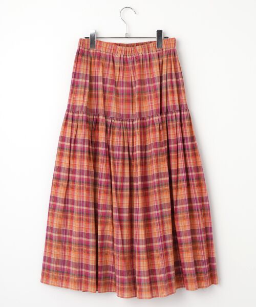 TABASA / タバサ ロング・マキシ丈スカート | マドラスチェックスカート | 詳細1
