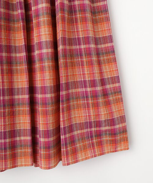 TABASA / タバサ ロング・マキシ丈スカート | マドラスチェックスカート | 詳細3