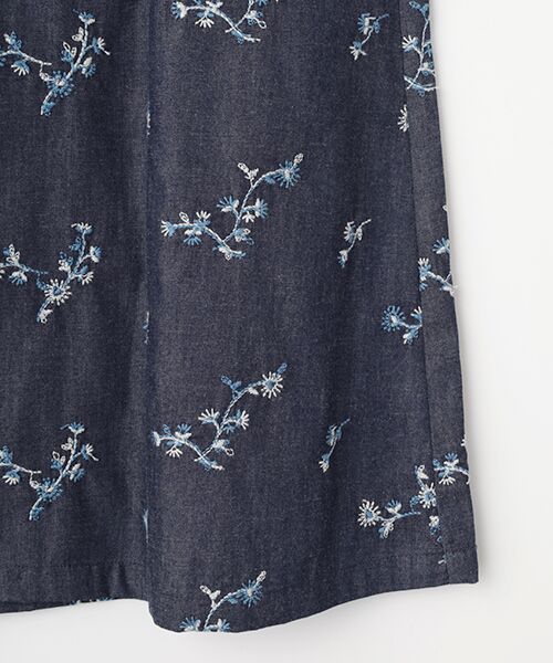 TABASA / タバサ デニムスカート | エンブロイダリーデニムスカート | 詳細3