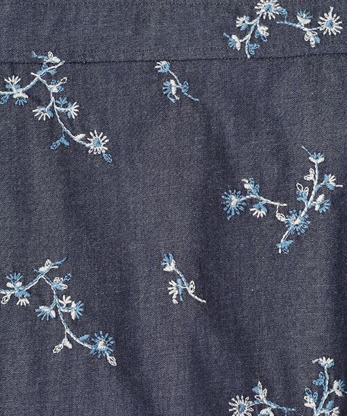 TABASA / タバサ デニムスカート | エンブロイダリーデニムスカート | 詳細5