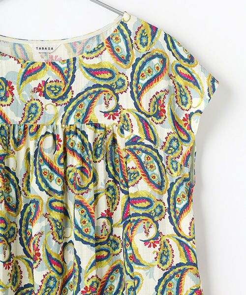 TABASA / タバサ ロング・マキシ丈ワンピース | ペーズリープリントワンピース | 詳細5