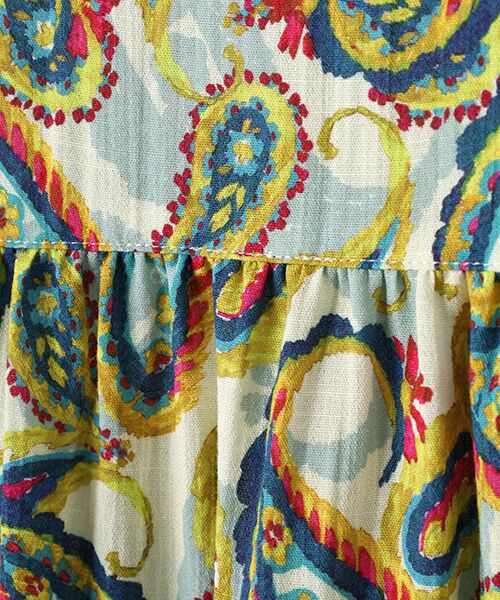 TABASA / タバサ ロング・マキシ丈ワンピース | ペーズリープリントワンピース | 詳細8