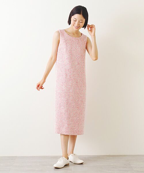 TABASA / タバサ ロング・マキシ丈ワンピース | ラッセルツイードワンピース | 詳細2
