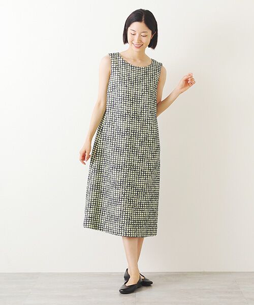 TABASA / タバサ ロング・マキシ丈ワンピース | ラッセルツイードワンピース | 詳細11
