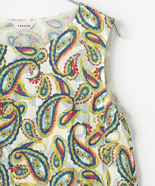 TABASA / タバサ チュニック | ペーズリープリントチュニック | 詳細3