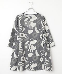 TABASA / タバサ チュニック | キカ柄風通ジャガードチュニック